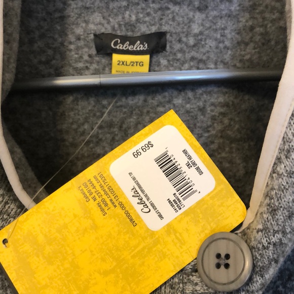 NWT beautiful cabelas knit pullover, 2xl - Picture 4 of 6